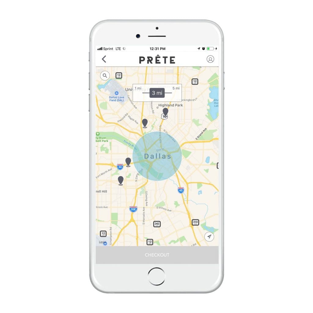 Select a radius up to five miles to find a luxury salon that's closest to you