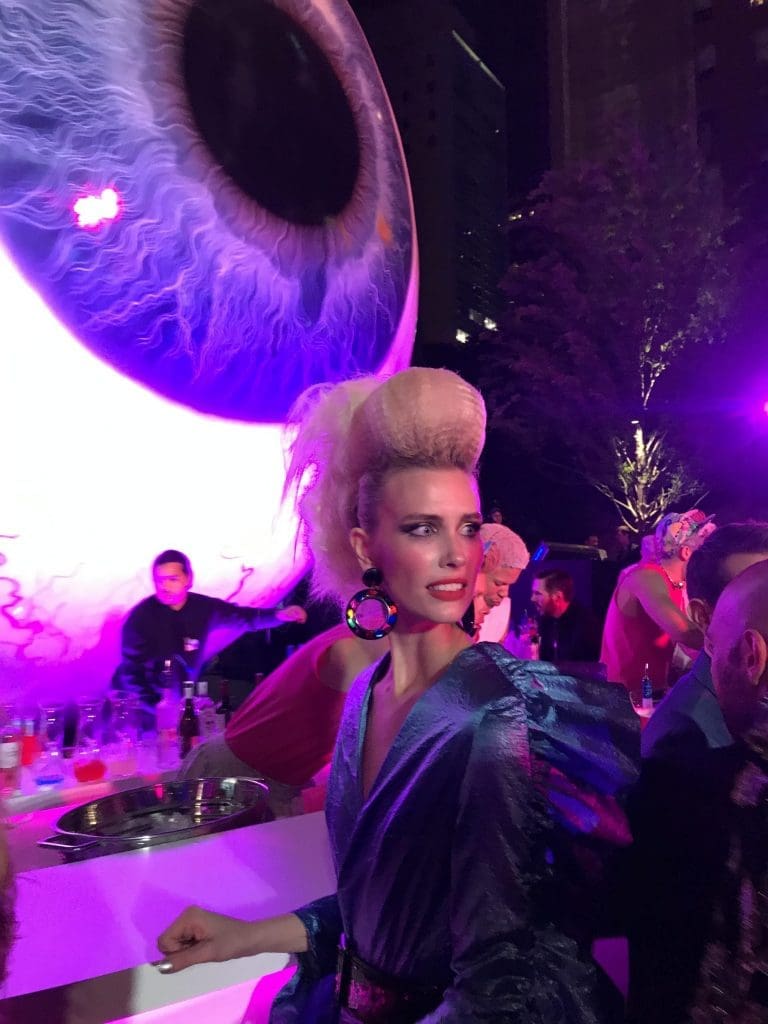 "Eye Ball Party 2018 had a nostalgic 80s theme - Girls just wanna have fun!," says Lisica. 