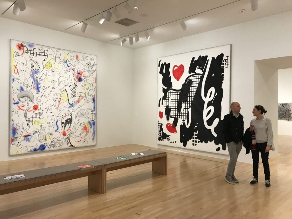 Laura Owens' survey at the Dallas Museum of Art was among the fare timed to Dallas Art Fair.