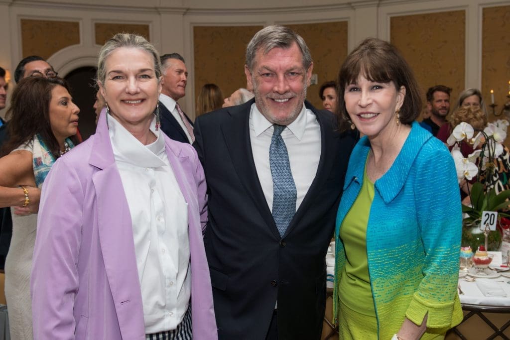 Holly Moore, Neal Hamil, Shelby Hodge at the University of Houston Salute to Retail Innovators in 2018