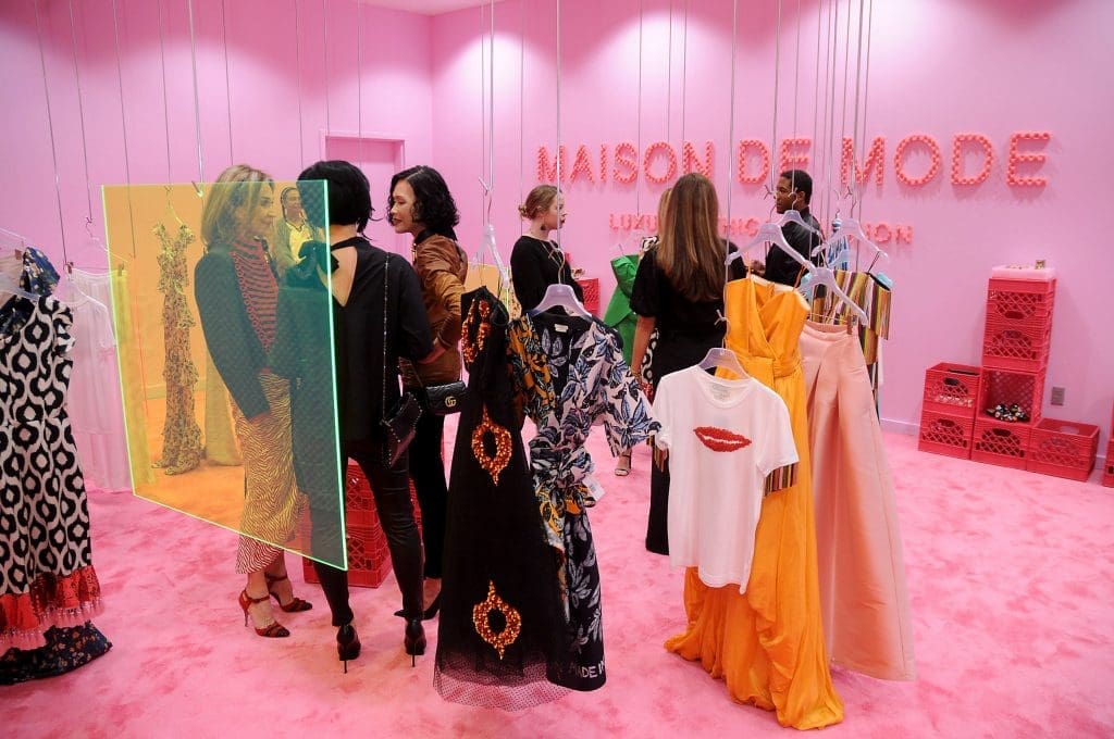 Maison-de-Mode pop-up shop in the Houston Galleria