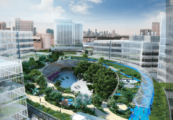 TMC3 founders include Texas Medical Center, Baylor College Medicine, Texas A&M University Health Science Center, The University of Texas Health Science Center at Houston (UTHealth) and The University of Texas MD Anderson Cancer Center. 