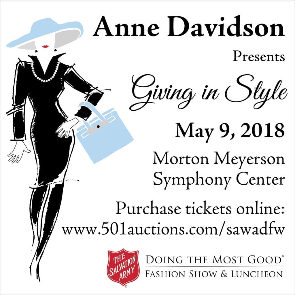 "Giving in Style" is the name of the game for the 2018 event