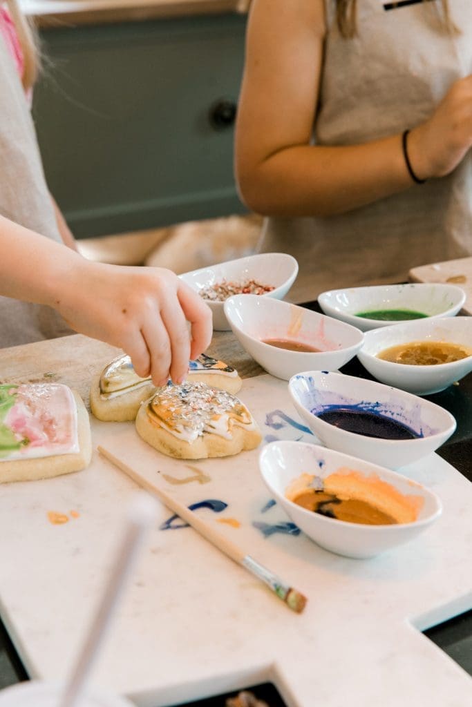 Cookie artists at work