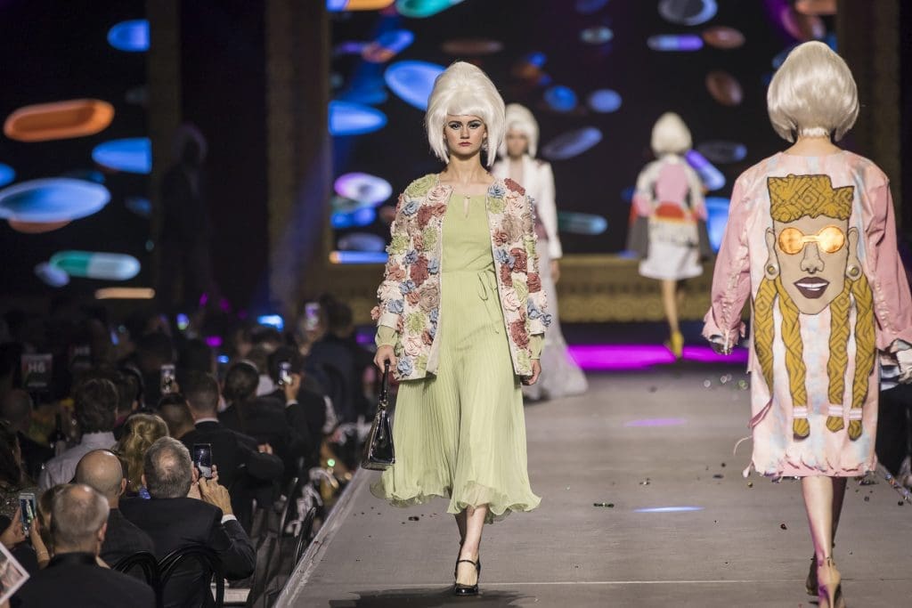 Models on the runway at DIFFA