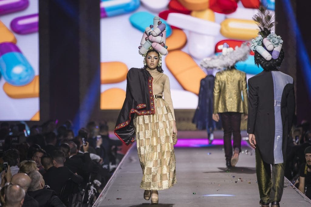 Models on the runway at DIFFA