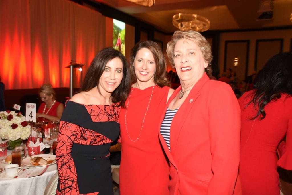 Houston American Heart Association Go Red for Women luncheon at the Post Oak Hotel