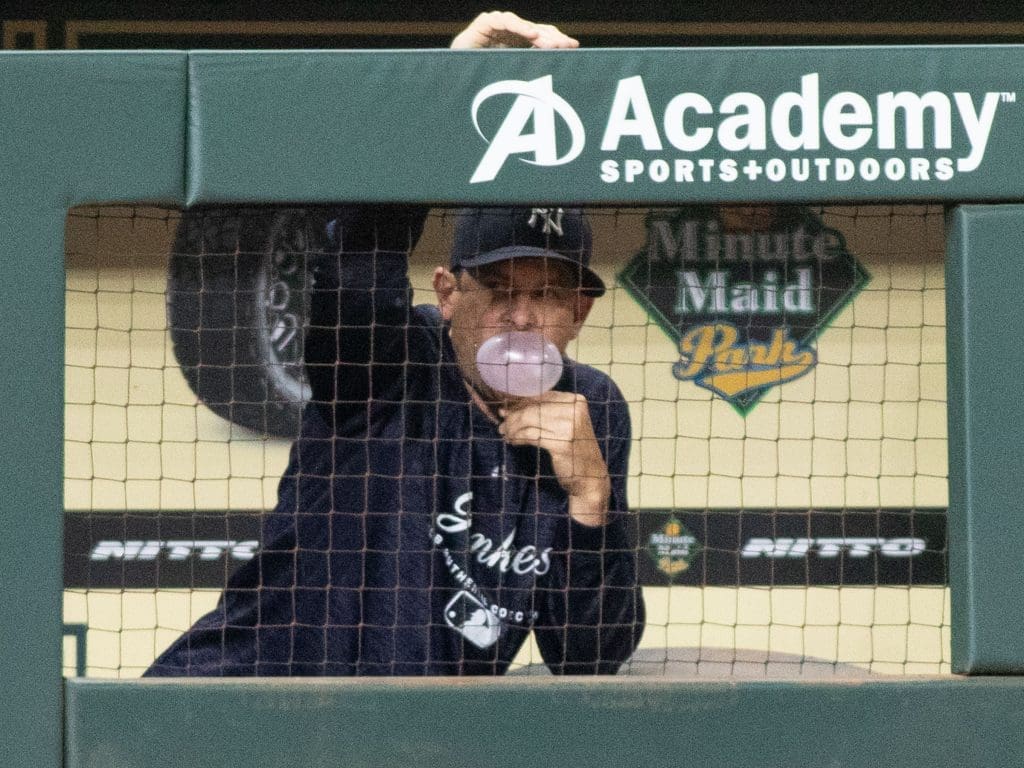 Yankees manager Aaron Boone knows how to blow off New York drama.