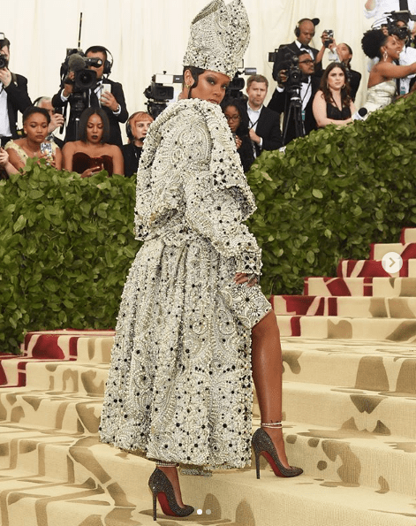 Rihanna at Met Gala.