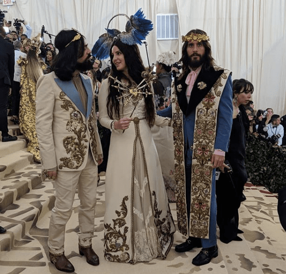 Alessandro Michele, Lana Del Rey, Jared Leto at Met Gala.