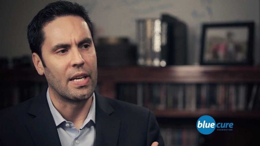 Blue Cure's Gabe Canales is a fierce advocate in his own right.