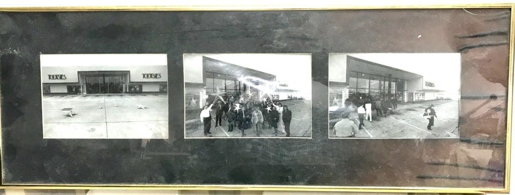 Ephemera from Tootsies founder's estate include this photo from the store's opening in Highland Village, 1985. Tootsies Houston flagship is now the anchor tenant at West Avenue. 