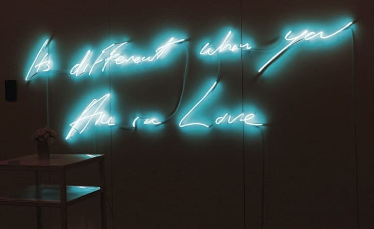 Tracey Emin’s It’s Different When You Are in Love, 2016