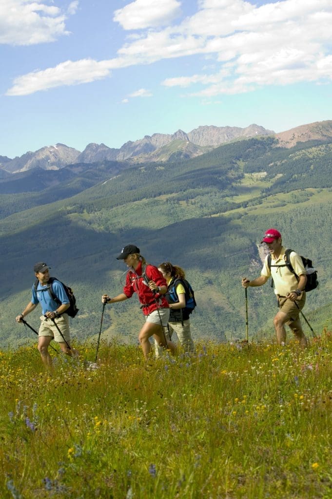 Hiking is a crisp escape in summertime cool Beaver Creek.