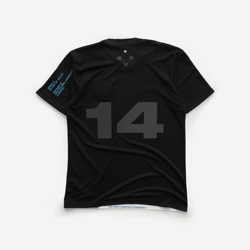 Back of the jersey