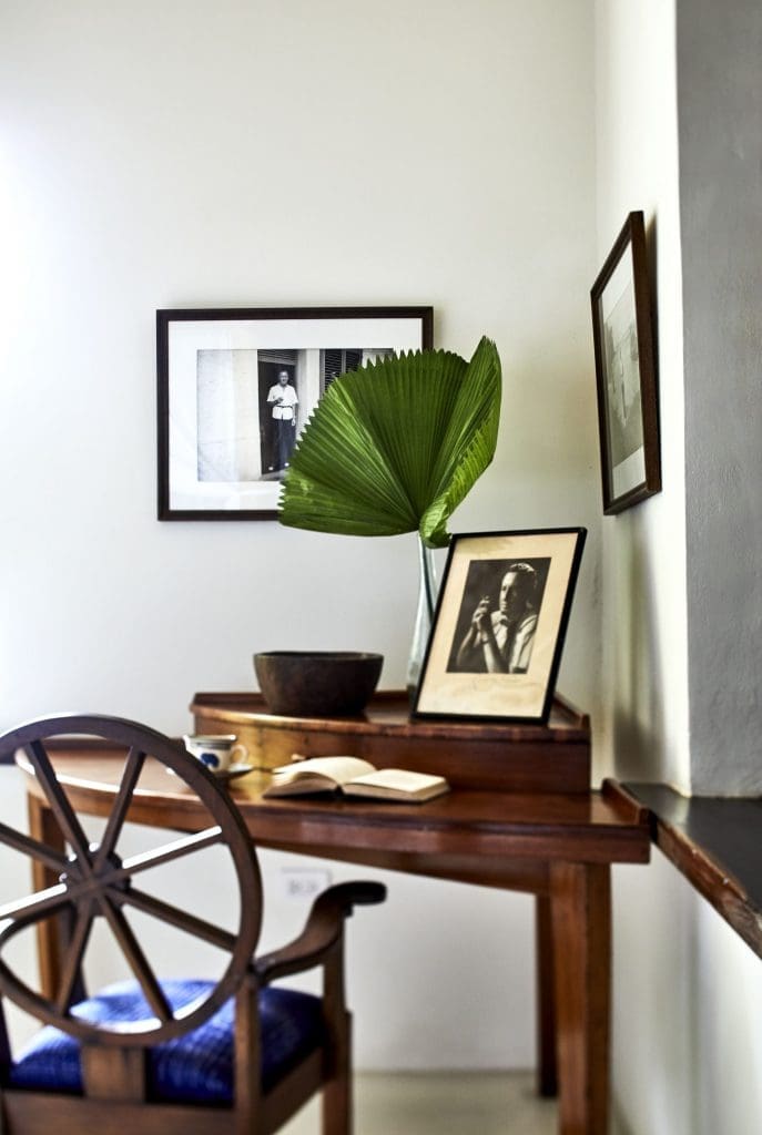 Ian Fleming's desk, right where he left it in the Fleming Villa