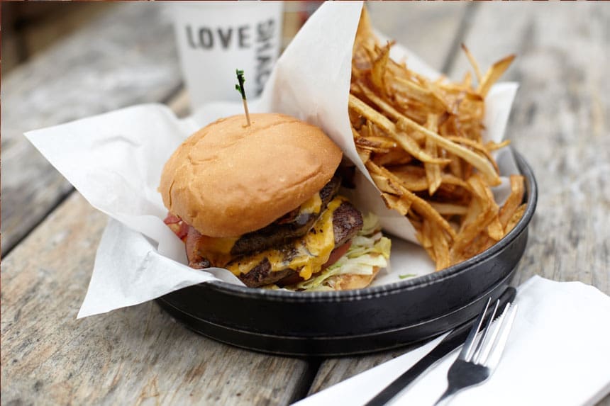 Love Shack is burgers, plain and simple. 