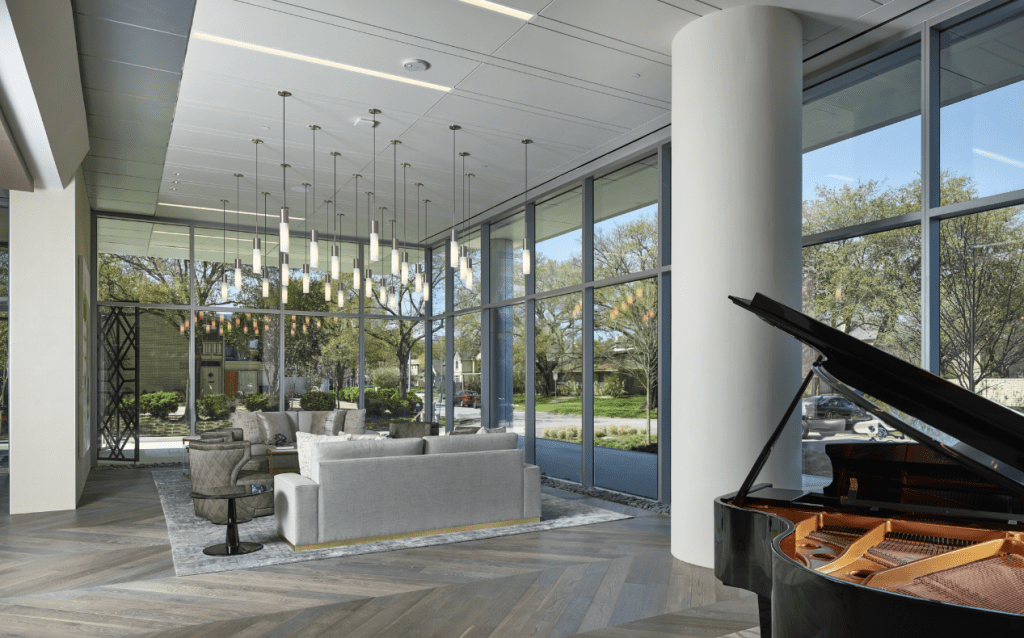 Kirby Collection's lobby brings a sense of arrival. (Photo VJ Aripe.)