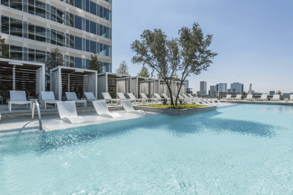Kirby Collection's pool is an oasis in the sky. (Photo by VJ Aripe.)