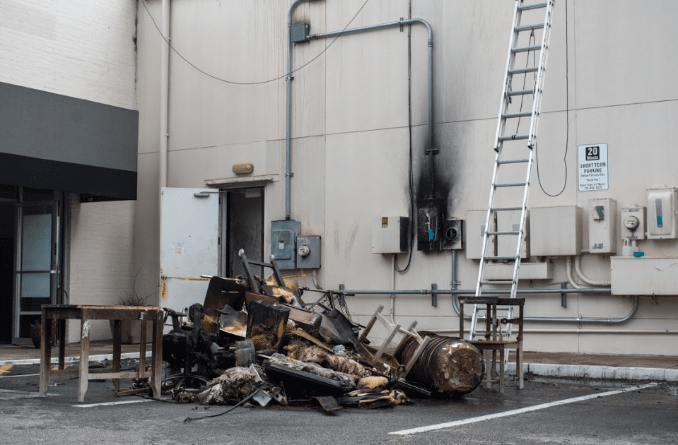 Damage from the fire cost $1 million. 