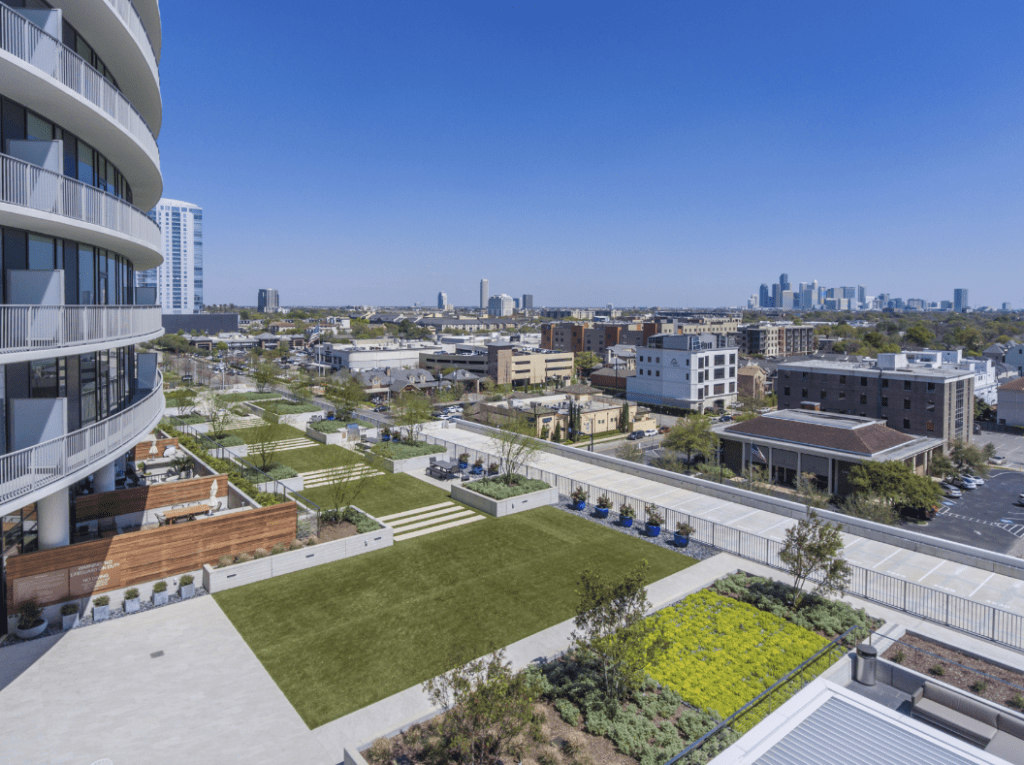 The Kirby Collection high-rise brings unexpected green spaces. (Photo by VJ Aripe.)