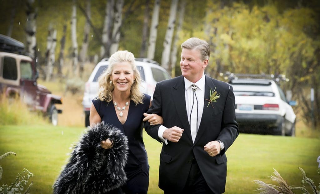 Sloan Childress/William Cummins wedding in Jackson Hole, Wyo. (Photo by Florence McCall Photography)
