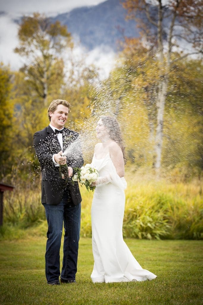 Sloan Childress/William Cummins wedding in Jackson Hole, Wyo. (Photo by Florence McCall Photography)