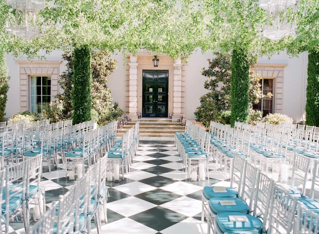 Sara Fay Egan, owner of Jackson Durham Events, was the maestro behind the couple’s L.A. wedding.