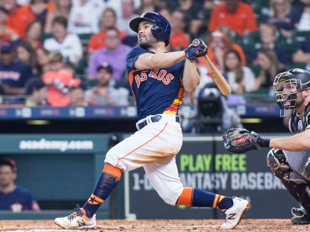 Astros MVP Jose Altuve strikes fear in the hearts of opposing pitchers. (Photo by F. Carter Smith.) 