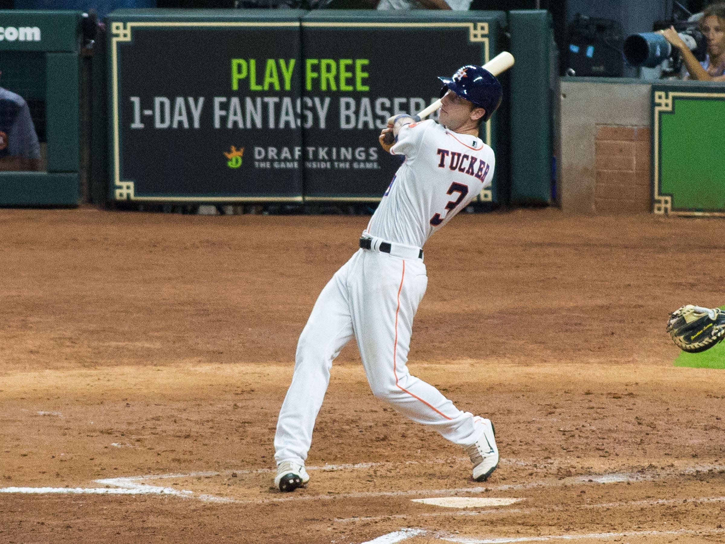 Astros rookie Kyle Tucker swing
