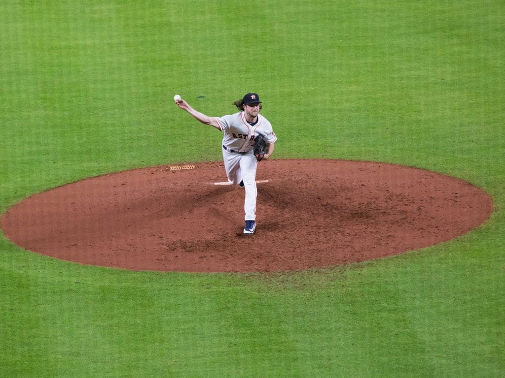 Gerrit Cole has been more dominant than the Houston Astros could have ever hoped for. (Photo by F. Carter Smith.)