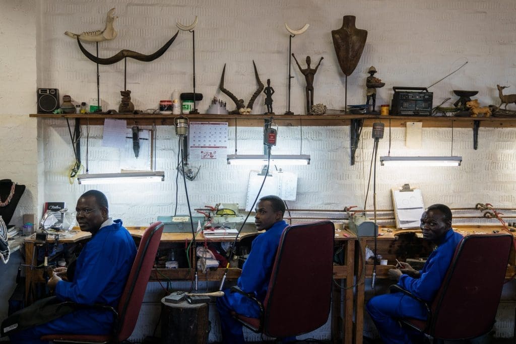 Kanju artisans at work