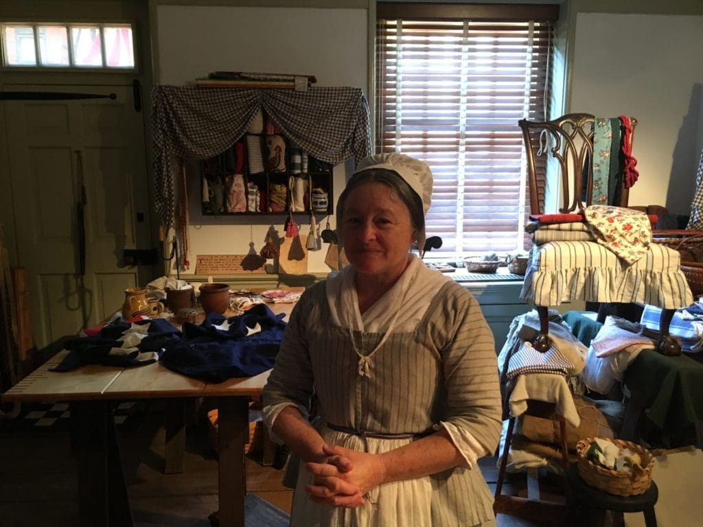 Betsy Ross’ house, Philadelphia, was part of Gish's itinerary.