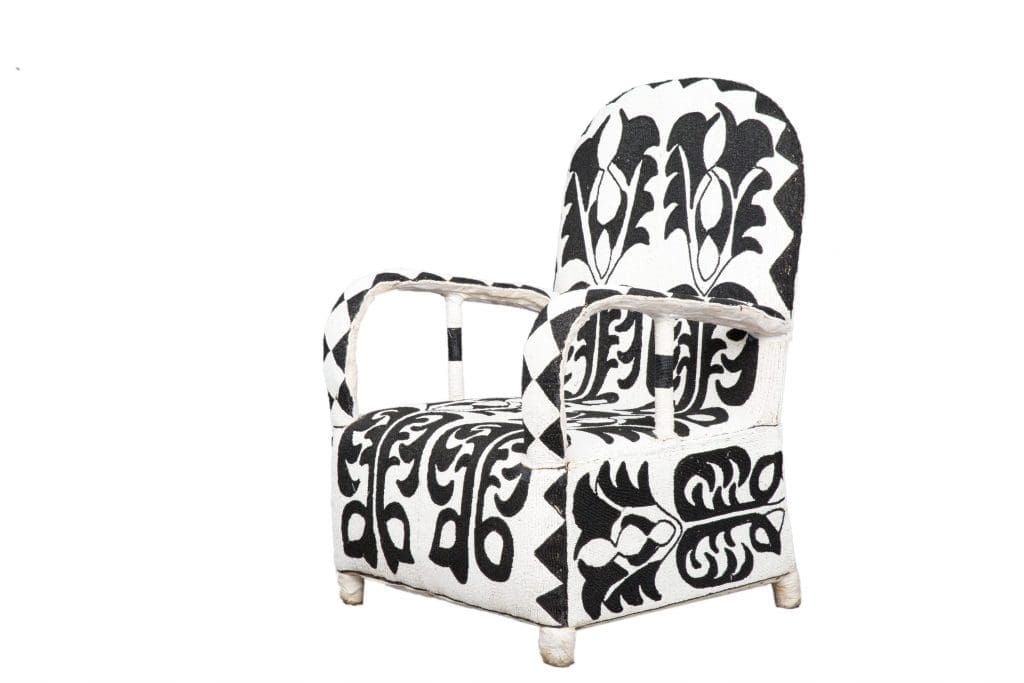 Beaded chair