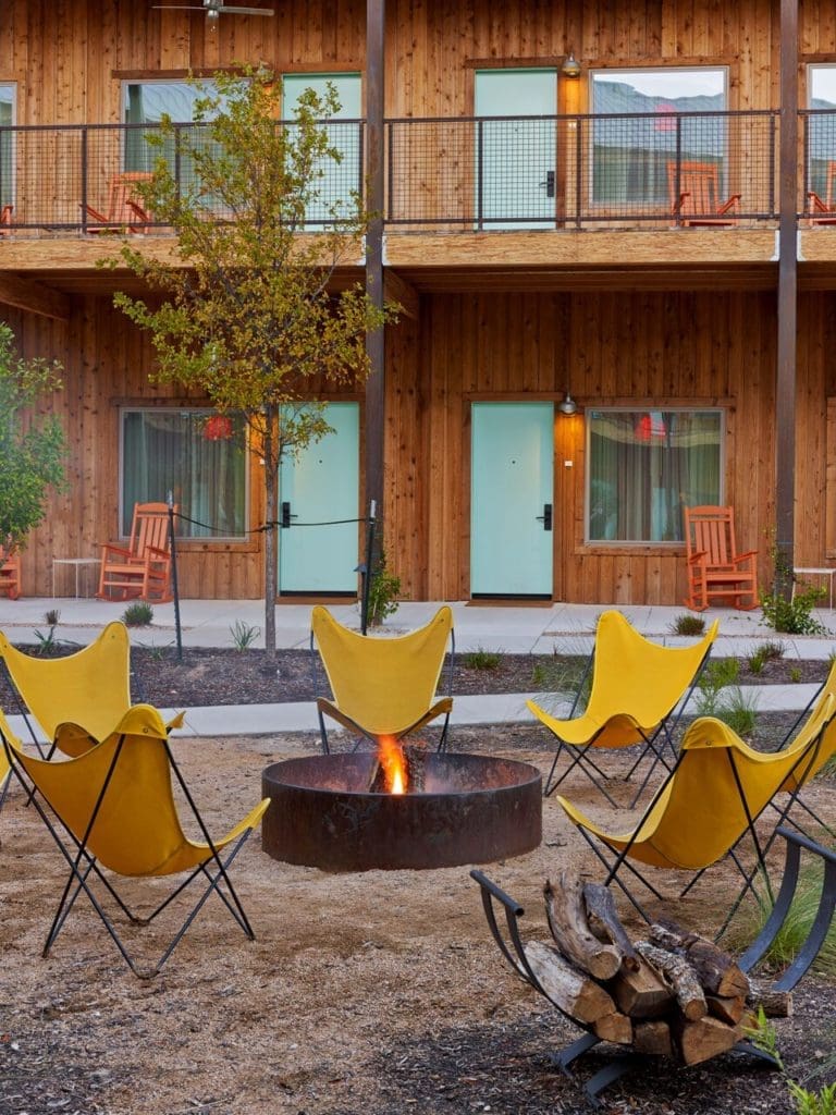 Fire pits were made for hang outs. 