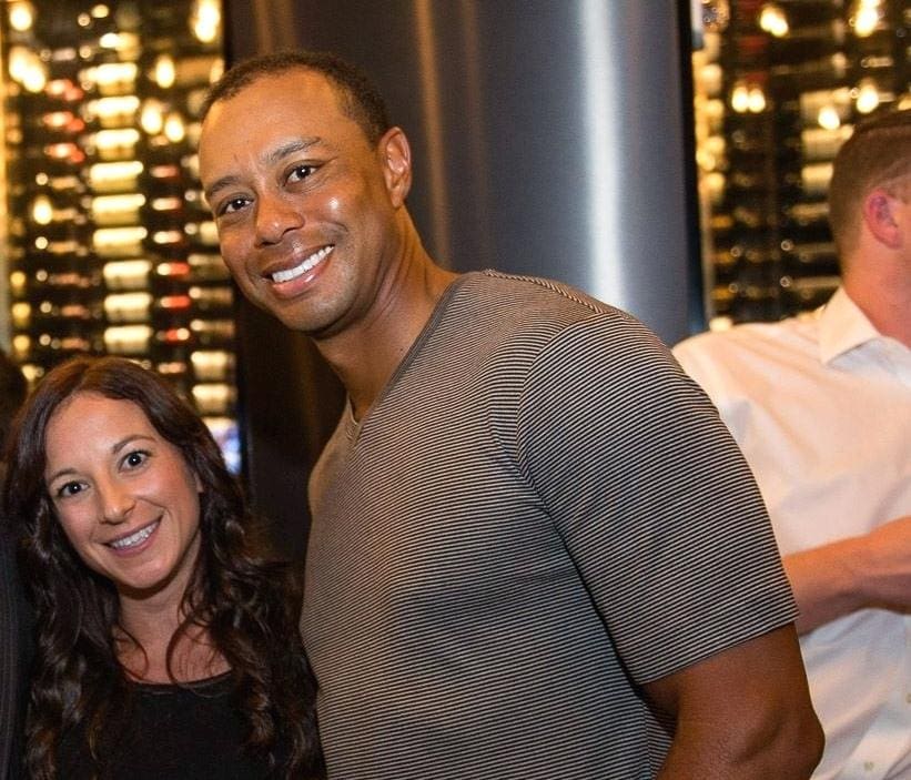 Tiger Woods and his new girlfriend Erica Herman.