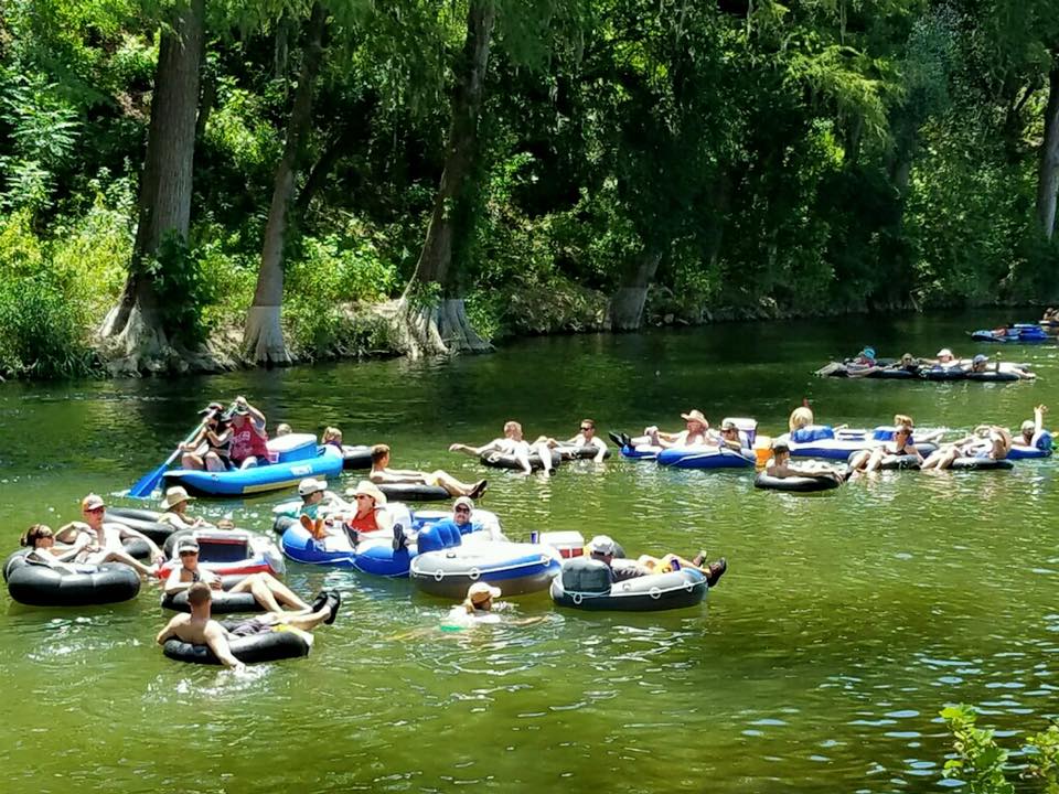 Float trips are a favorite Texas summer past time. (Photo courtesy of Rockin' R River Rides)