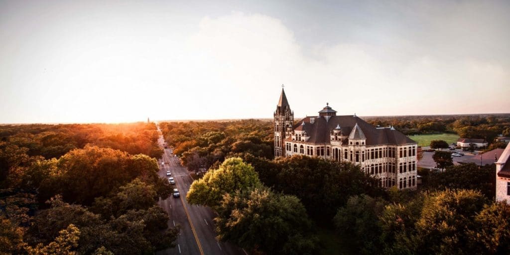 Picturesque Southwestern University is the oldest college in Texas.