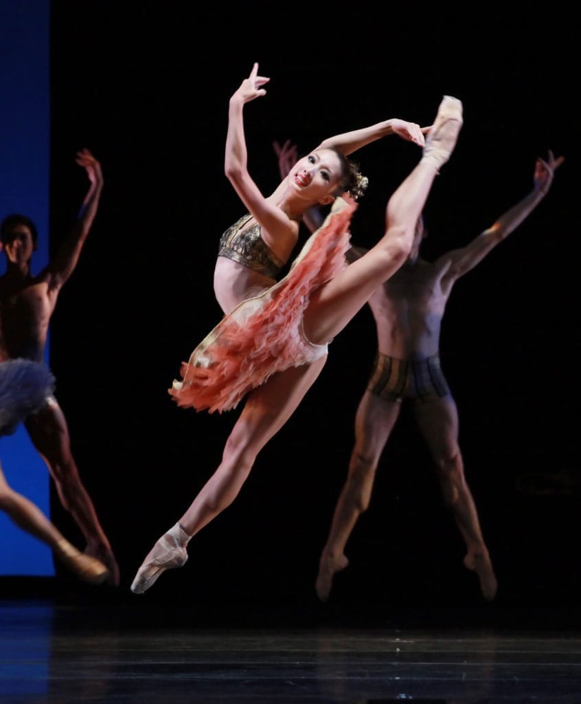 Houston Ballet First Soloist Nozomi Iijima in Stanton Welch’s "TuTu," 2010 (Photo Amitava Sarkar)