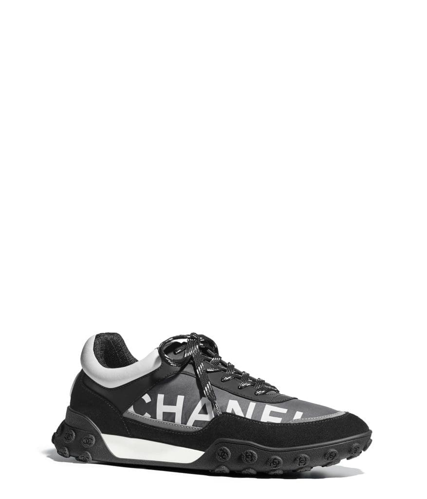 Chanel sneaker $900, at Chanel boutique Highland Park Village, Dallas; Chanel boutique Galleria, Houston