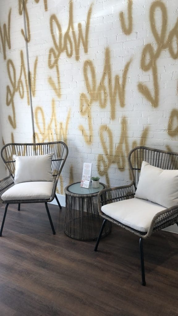 Hush Hush Tan is all escaping from the everyday — perfect for a bridal shower.