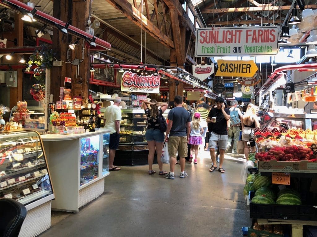 Granville Island Public Market in Vancouver