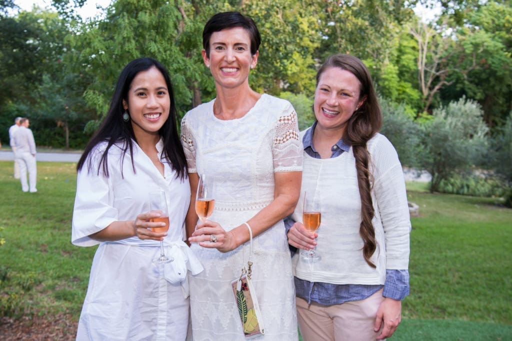 Guests enjoy an evening at The Houstonian Manor House