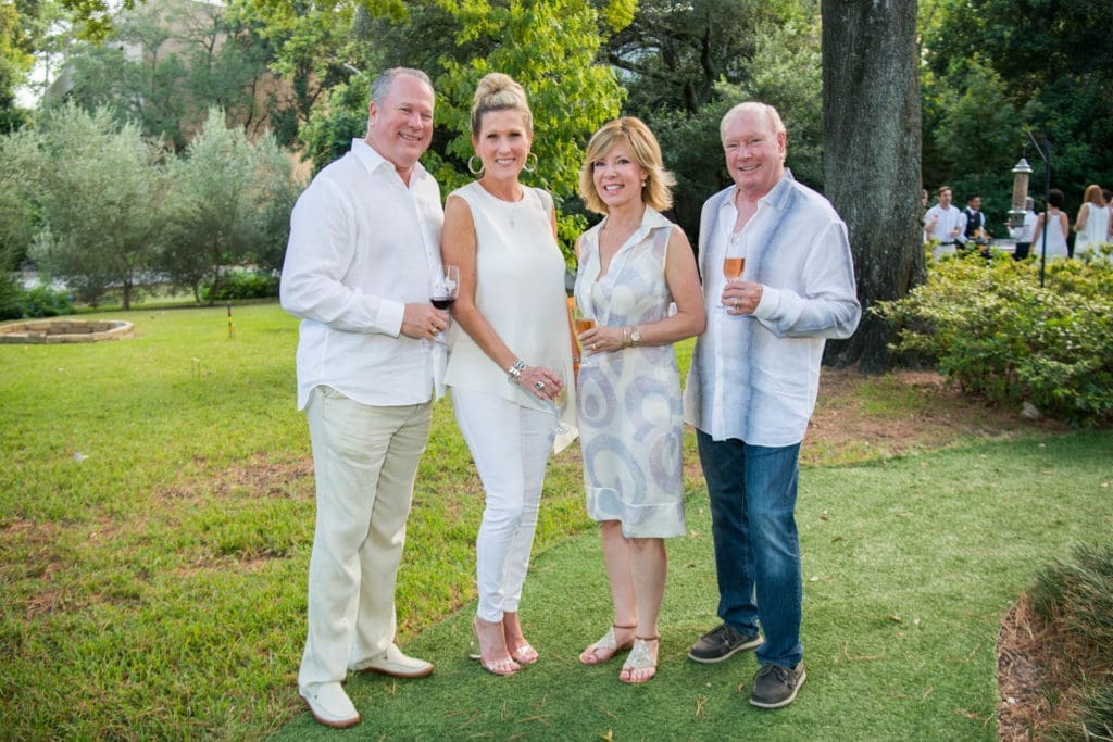 Guests enjoy an evening at The Houstonian Manor House