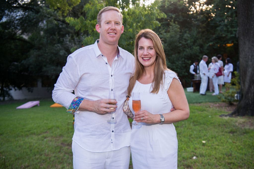Guests enjoy an evening at The Houstonian Manor House