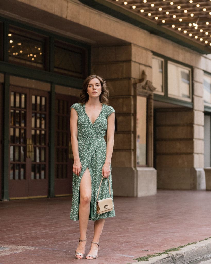 This Reformation dress is just one of those instant confidence boosters. 