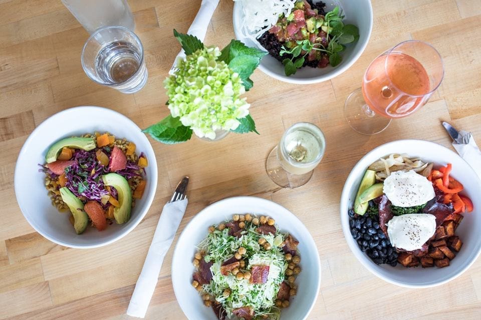 You can build your own grain bowl at the marketplace portion. 