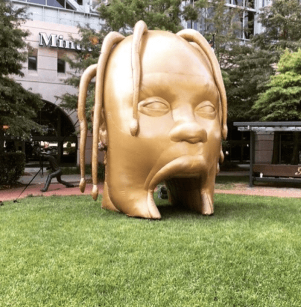 The head stood out at Minute Maid Park — @cactustravey