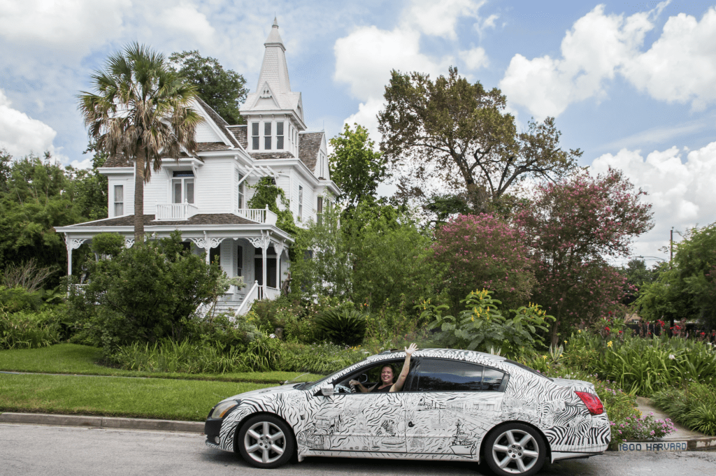 Amy Lynch Kolflat, who has the listing, is known as the Zebra Realtor. 