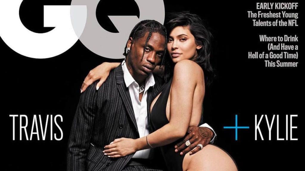 Kylie Jenner and Travis Scott seem to be everywhere, including on a striking cover of GQ.